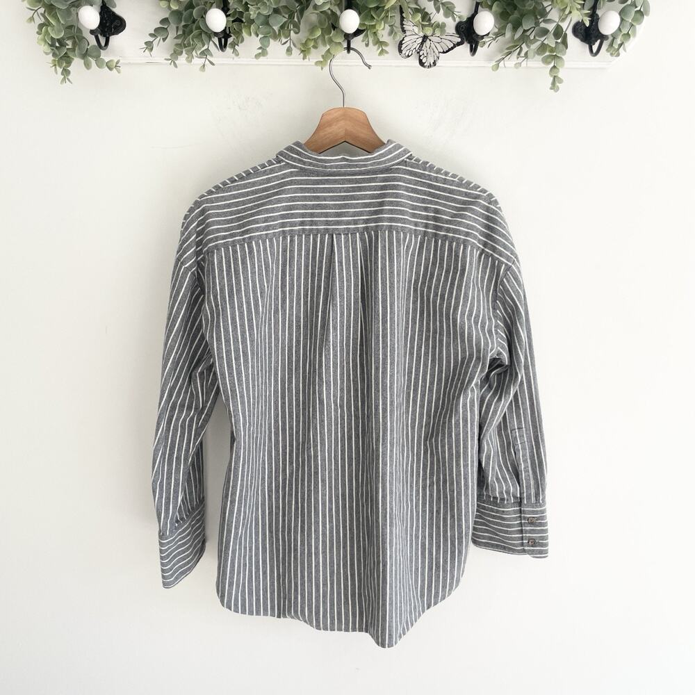 Madewell flannel ex boyfriend brushed cotton button down Shirt Sz S hh5056 - Picture 2 of 5